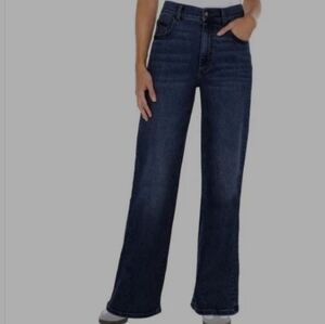 Well Worn Women's Wide Leg High Rise Jeans
